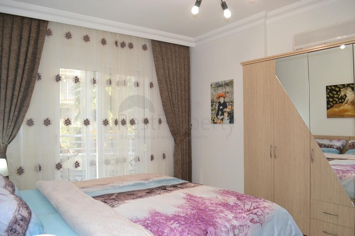 شقة غرفتين وصالة -مفروشة -قريبة من البحر والخدمات -في مهموتلار / الانيا 