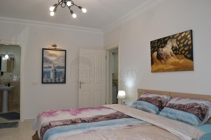 شقة غرفتين وصالة -مفروشة -قريبة من البحر والخدمات -في مهموتلار / الانيا 