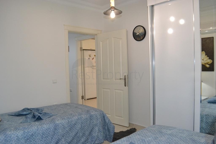 شقة غرفتين وصالة -مفروشة -قريبة من البحر والخدمات -في مهموتلار / الانيا 