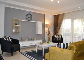 شقة غرفتين وصالة -مفروشة -قريبة من البحر والخدمات -في مهموتلار / الانيا 