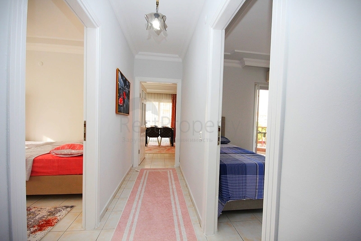 شقة 2 غرفتين وصالة - مفروشة -ضمن مجمع سكني - في منطقة توسمور المركزية / الانيا 