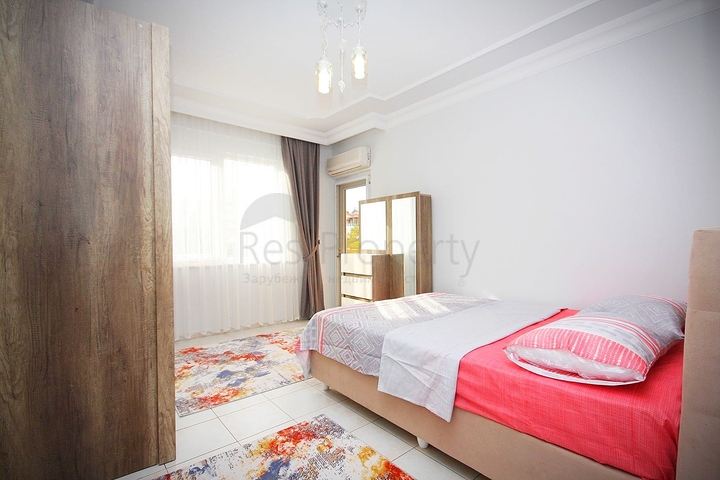 شقة 2 غرفتين وصالة - مفروشة -ضمن مجمع سكني - في منطقة توسمور المركزية / الانيا 