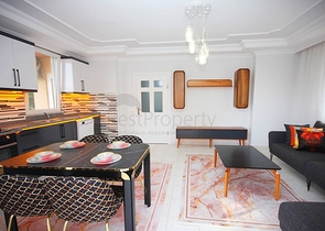 شقة 2 غرفتين وصالة - مفروشة -ضمن مجمع سكني - في منطقة توسمور المركزية / الانيا 