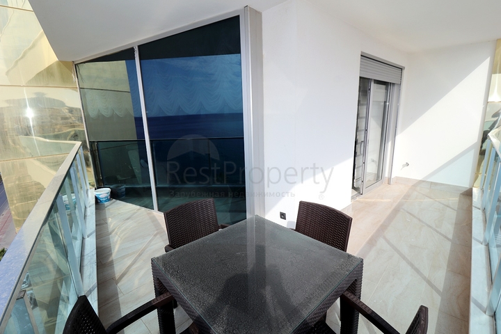 اطلالة بحر مباشرة - شقة طابق مرتفع - ضمن مجمع فاخر - في مهموتلار / الانيا 