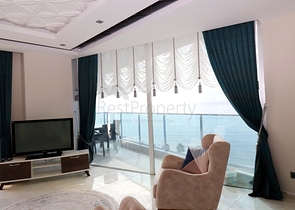 اطلالة بحر مباشرة - شقة طابق مرتفع - ضمن مجمع فاخر - في مهموتلار / الانيا 