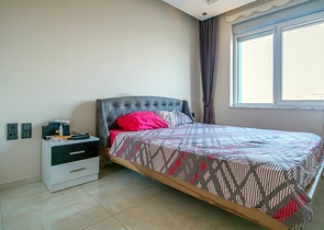 اطلالة بحر مباشرة - شقة طابق مرتفع - ضمن مجمع فاخر - في مهموتلار / الانيا 