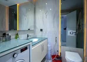 اطلالة بحر مباشرة - شقة طابق مرتفع - ضمن مجمع فاخر - في مهموتلار / الانيا 