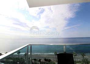 اطلالة بحر مباشرة - شقة طابق مرتفع - ضمن مجمع فاخر - في مهموتلار / الانيا 