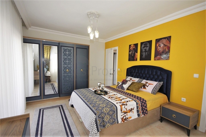 شقة عائلية واسعة -ضمن مجمع سكني متكامل - في منطقة جيكجلي / الانيا 