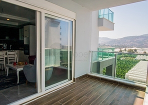 طابق مرتفع - شقة 1+1 - مفروشة - قريبة من البحر - في مهموتلار / الانيا 