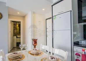 طابق مرتفع - شقة 1+1 - مفروشة - قريبة من البحر - في مهموتلار / الانيا 