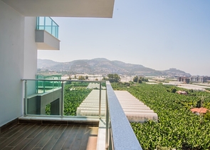 طابق مرتفع - شقة 1+1 - مفروشة - قريبة من البحر - في مهموتلار / الانيا 