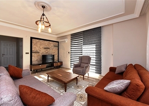 شقة غرفة وصالة -مفروشة -قريب من البحر والخدمات -في منطقة اوبا / الانيا 