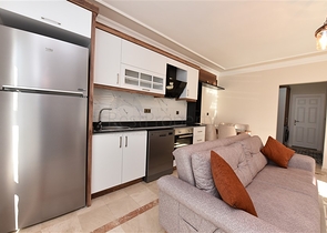 شقة غرفة وصالة -مفروشة -قريب من البحر والخدمات -في منطقة اوبا / الانيا 