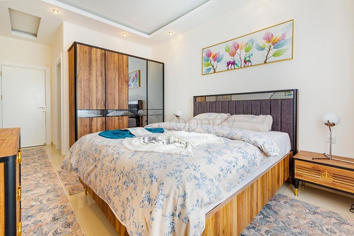 طابق مرتفع - مجمع حديث - شقة 2 غرفة وصالة -مفروشة - في مهموتلار / الانيا 