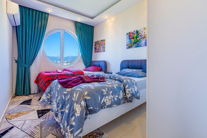 طابق مرتفع - مجمع حديث - شقة 2 غرفة وصالة -مفروشة - في مهموتلار / الانيا 