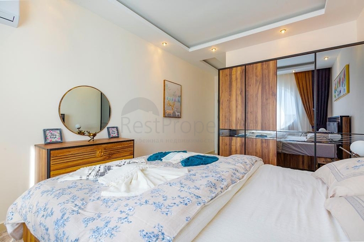 طابق مرتفع - مجمع حديث - شقة 2 غرفة وصالة -مفروشة - في مهموتلار / الانيا 