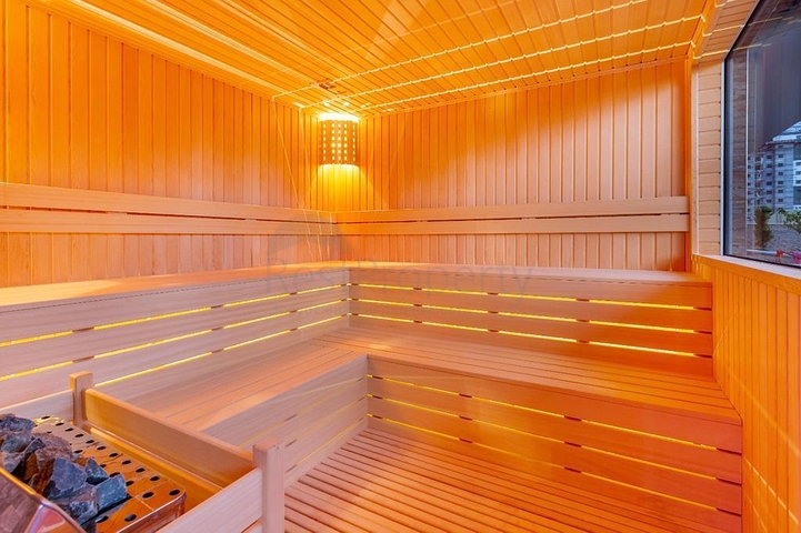 طابق مرتفع - مجمع حديث - شقة 2 غرفة وصالة -مفروشة - في مهموتلار / الانيا 