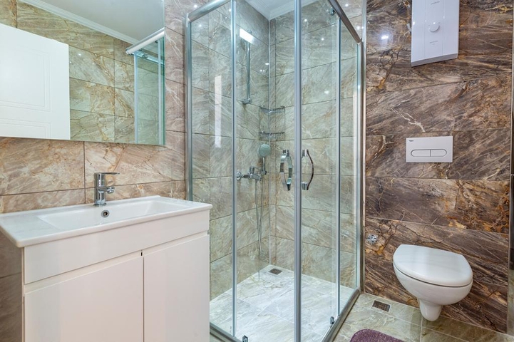 طابق مرتفع - مجمع حديث - شقة 2 غرفة وصالة -مفروشة - في مهموتلار / الانيا 