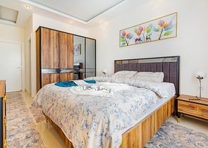 طابق مرتفع - مجمع حديث - شقة 2 غرفة وصالة -مفروشة - في مهموتلار / الانيا 