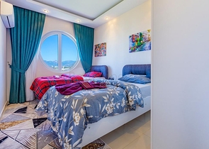 طابق مرتفع - مجمع حديث - شقة 2 غرفة وصالة -مفروشة - في مهموتلار / الانيا 