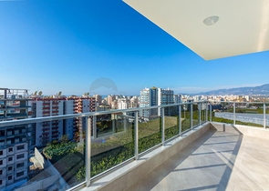 طابق مرتفع - مجمع حديث - شقة 2 غرفة وصالة -مفروشة - في مهموتلار / الانيا 