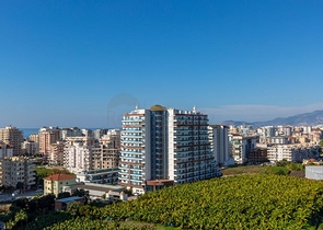 طابق مرتفع - مجمع حديث - شقة 2 غرفة وصالة -مفروشة - في مهموتلار / الانيا 