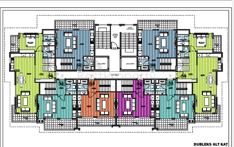 شقق بالتقسيط - ضمن مجمع قيد الانشاء في الانيا 