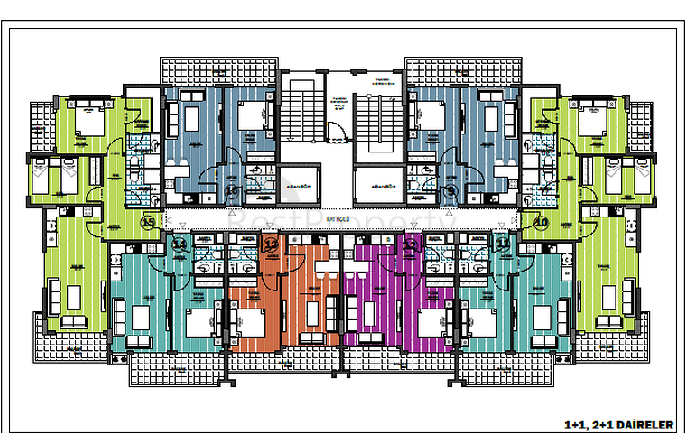 شقق بالتقسيط - ضمن مجمع قيد الانشاء في الانيا 