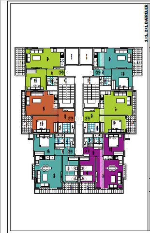 شقق بالتقسيط - ضمن مجمع قيد الانشاء في الانيا 