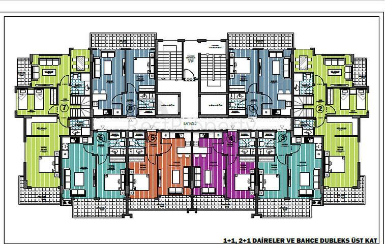 شقق بالتقسيط - ضمن مجمع قيد الانشاء في الانيا 