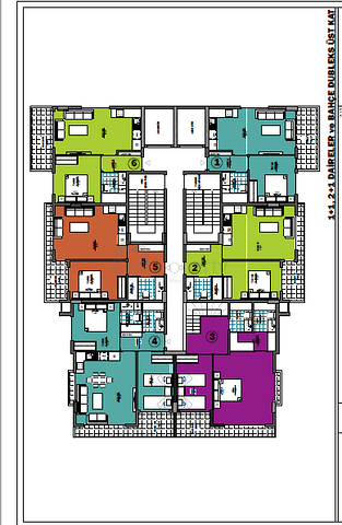 شقق بالتقسيط - ضمن مجمع قيد الانشاء في الانيا 