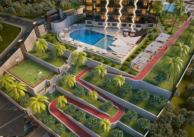 شقق بالتقسيط - ضمن مجمع قيد الانشاء في الانيا 