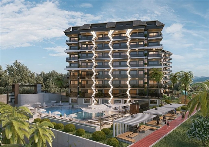 شقق بالتقسيط - ضمن مجمع قيد الانشاء في الانيا 