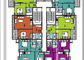 شقق بالتقسيط - ضمن مجمع قيد الانشاء في الانيا 