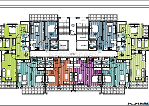 شقق بالتقسيط - ضمن مجمع قيد الانشاء في الانيا 