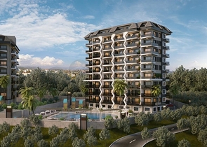 شقق بالتقسيط - ضمن مجمع قيد الانشاء في الانيا 