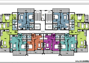 شقق بالتقسيط - ضمن مجمع قيد الانشاء في الانيا 