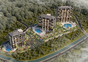 شقق بالتقسيط - ضمن مجمع قيد الانشاء في الانيا 