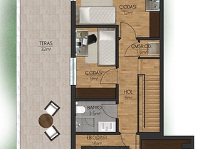 شقق فسيحة من 4 غرف نوم في وسط المدينة