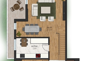 شقق فسيحة من 4 غرف نوم في وسط المدينة