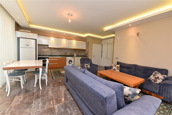 شقة 1+1 - مفروشة - ضمن مجمع قريب من البحر - في كاستل / الانيا 