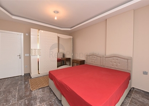 شقة 1+1 - مفروشة - ضمن مجمع قريب من البحر - في كاستل / الانيا 