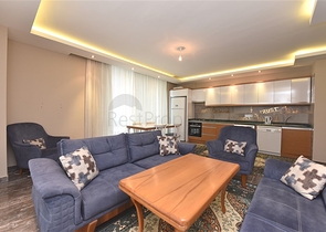 شقة 1+1 - مفروشة - ضمن مجمع قريب من البحر - في كاستل / الانيا 