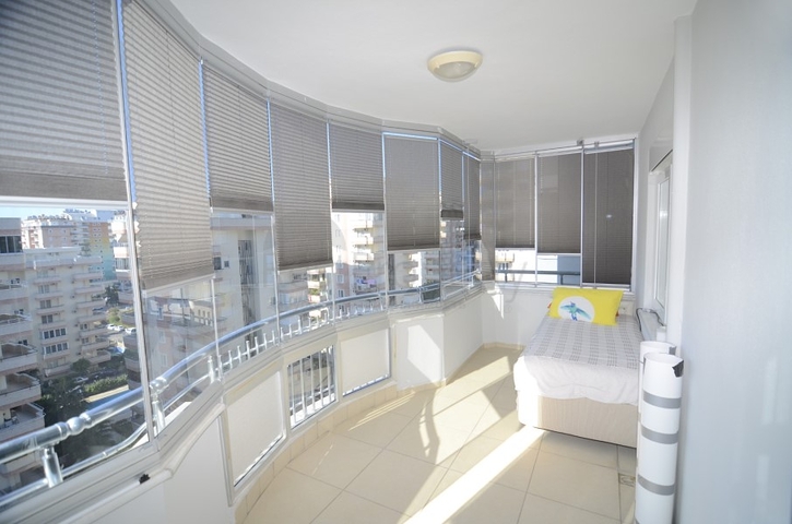 شقة غرفتين وصالة -مفروشة - طابق مرتفع - في مهموتلار / الانيا 