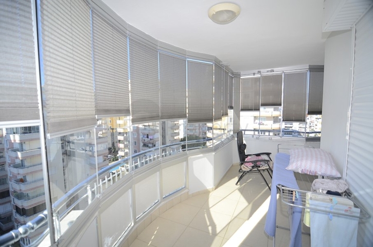 شقة غرفتين وصالة -مفروشة - طابق مرتفع - في مهموتلار / الانيا 