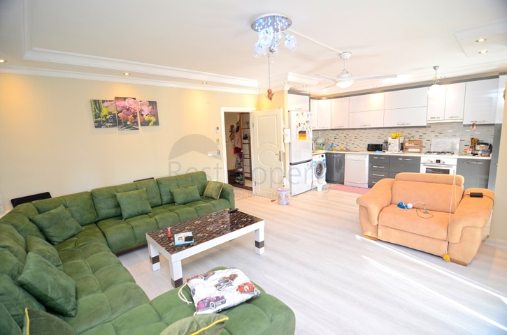 شقة غرفتين وصالة -مفروشة - طابق مرتفع - في مهموتلار / الانيا 