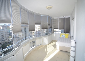 شقة غرفتين وصالة -مفروشة - طابق مرتفع - في مهموتلار / الانيا 