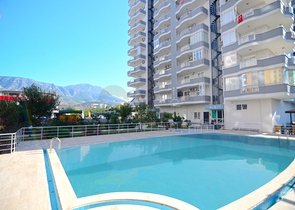 شقة غرفتين وصالة -مفروشة - طابق مرتفع - في مهموتلار / الانيا 