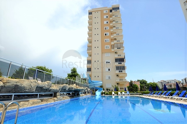 شقة 2 غرفة وصالة - ضمن مجمع سكني -في مهموتلار / الانيا 